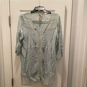 Johnny Was shirt/dress/coverup, size Small.